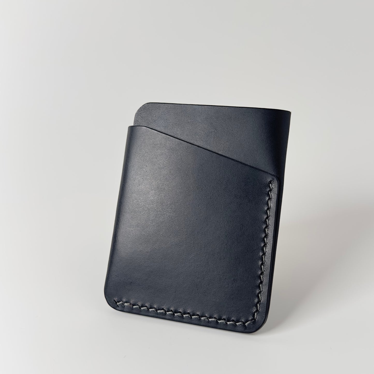 Terrier Wallet – Black Italian Leather