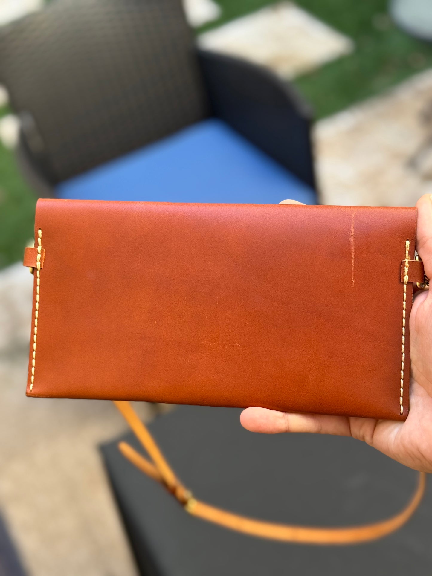 The Duchess Clutch — Brown