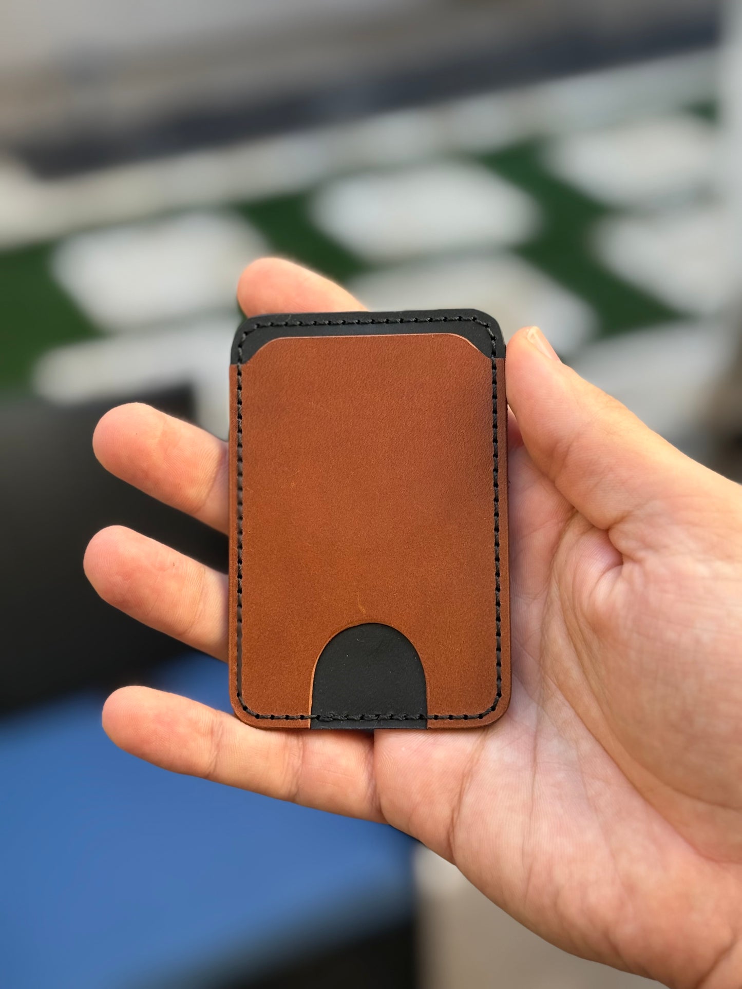 Whippet MagSafe Wallet— Brown / Black