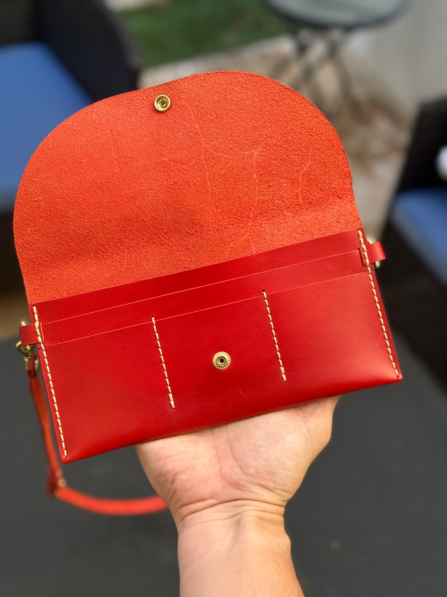 The Duchess Clutch — Red