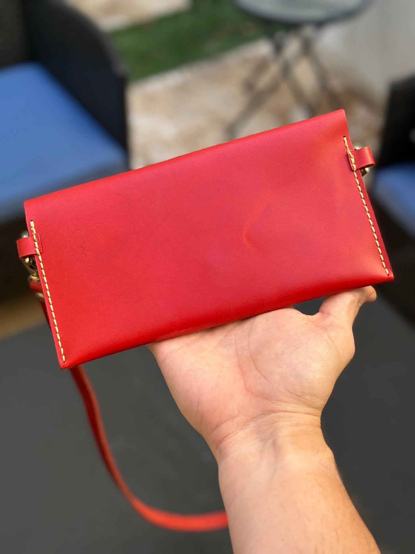 The Duchess Clutch — Red