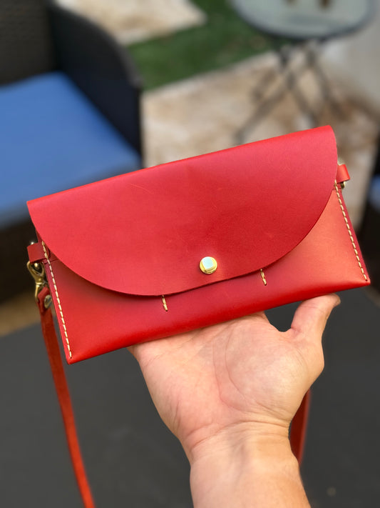 The Duchess Clutch — Red