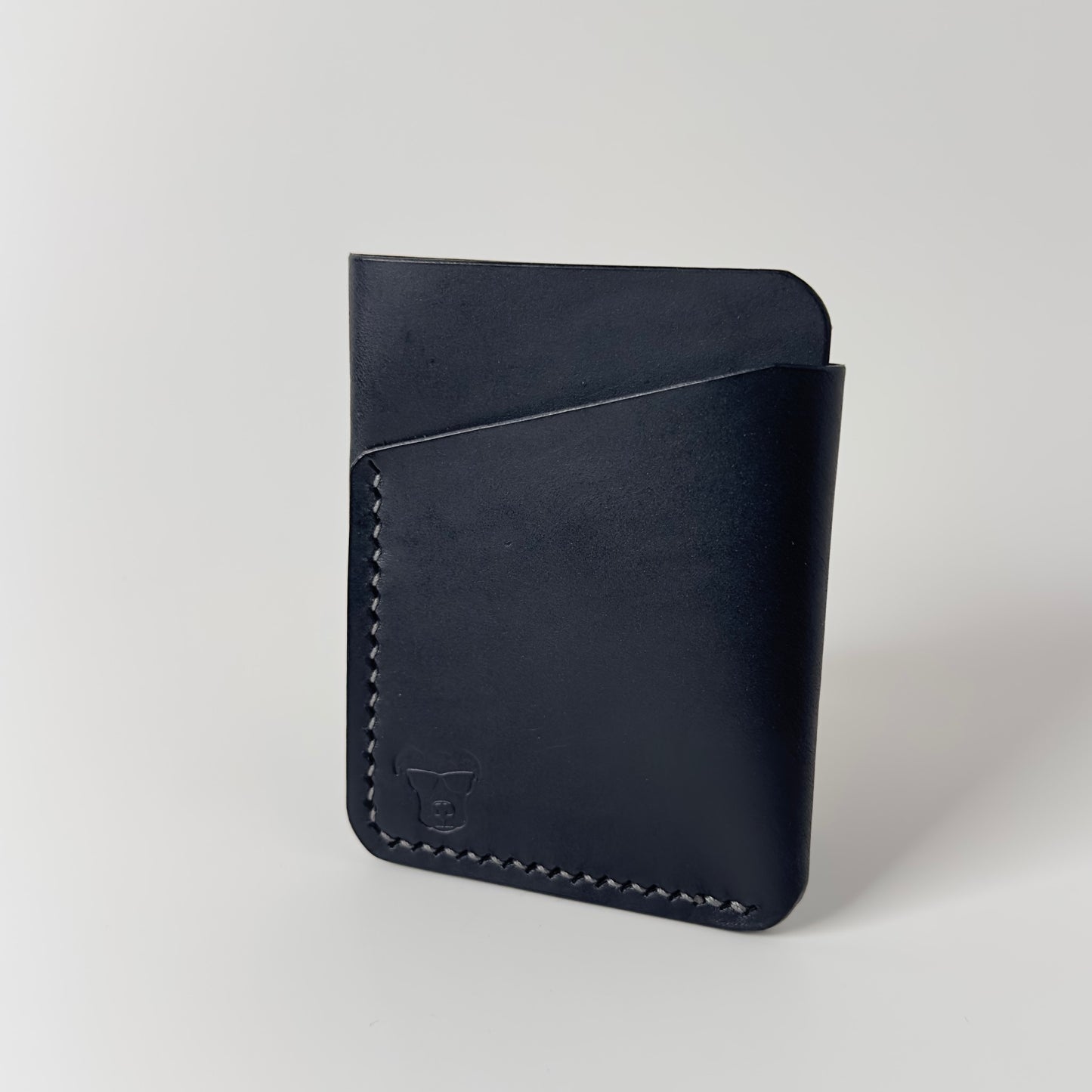 Terrier Wallet – Black Italian Leather
