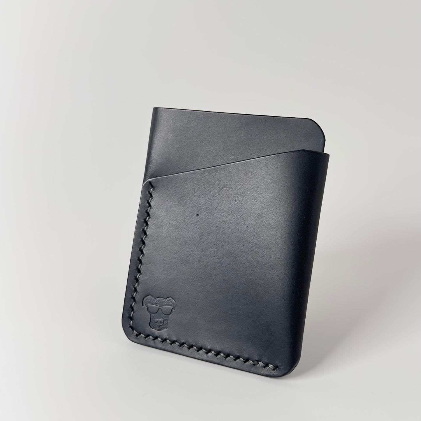 Terrier Wallet – Black Italian Leather