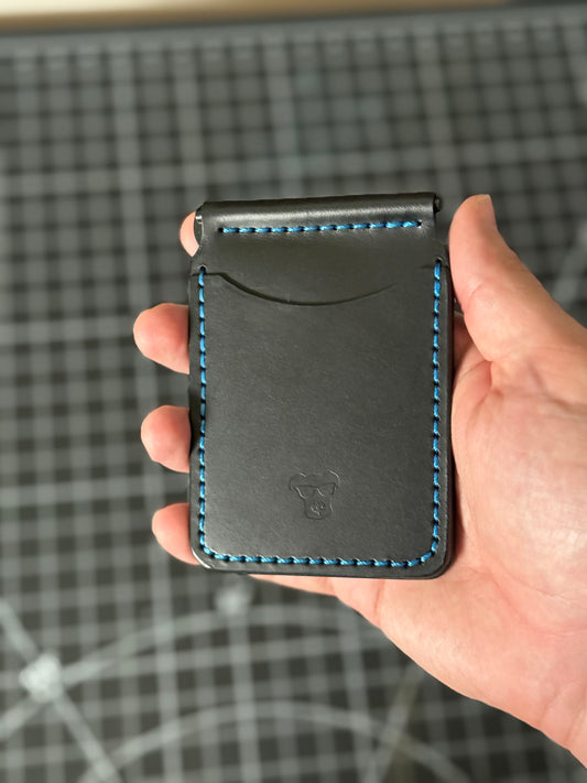 Boxer Wallet – Black / Blue