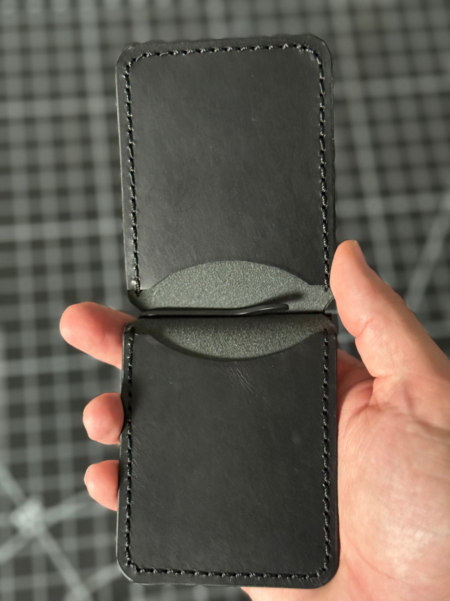 Boxer Wallet – Grey / Black